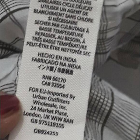 Free People Time Out Lace Tunic Ivory Eyelet V-Neck 3/4 Sleeves Medium - Picture 11 of 12